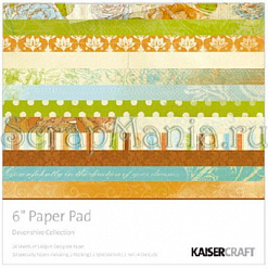 Набор бумаги 16,5х16,5 см "Цветочный шик", 34 листа (Kaiser)