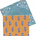 Набор заготовок для открыток 15х15 см "Owl Folk" с конвертами, 12 шт (DoCrafts)
