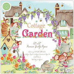 Набор бумаги 30х30 см "Cottage Garden", 40 листов (Craft consortium)