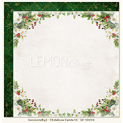 Бумага "Christmas carols 04" (Lemon Craft)