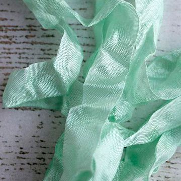 Шебби лента "Светлая мята", 1 м (СЛ)