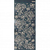 Контурные наклейки "HD цветы", лист 10x24,5 см, цвет фольгированное серебро (JEJE)