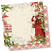Набор бумаги 30х30 см с наклейками "Simple vintage Christmas", 12 листов (Simple Stories)