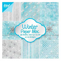 Набор бумаги 15х15 см "Зимняя сказка", 36 листов (Joy crafts)