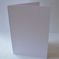 Заготовка для открытки двойная 10х14 см Гмунд Игра света, цвет белый (Zebra creative)