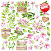 Набор бумаги 20х20 см "Spring blossom", 10 листов (Фабрика Декору)