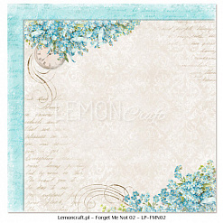 Бумага "Forget me not 02" (Lemon Craft)