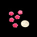 Акриловое украшение "Розочка", цвет ярко-розовый (Magic Hobby)