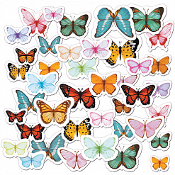 Набор вырубок "Бабочки яркие" (Mr.Painter)