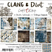 Набор бумаги 15х15 см "Clang & dirt", 24 листа (CraftO'Clock)
