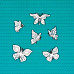 Набор украшений из чипборда 3D "Бабочки" (CraftStory)