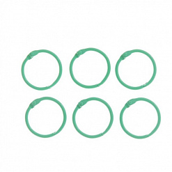 Набор колец для альбома "Светло-зелёные", 30 мм