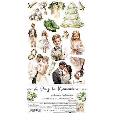 Набор бумаги 30х15 см "A day to remember. Wedding", 18 листов (CraftO'clock)