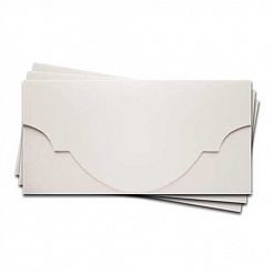 Набор заготовок для конвертов 5 с текстурой "Яичная скорлупа", цвет белый 3 шт (Лоза)