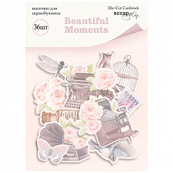 Набор вырубок из бумаги "Beautiful Moments", 36 шт (Скрапмир)