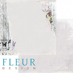 Набор бумаги 30х30 см "Цветы Прованса", 8 листов  (Fleur-design)