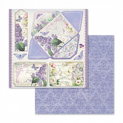 Набор бумаги 30х30 см "Lilac Flowers", 10 листов (Stamperia)