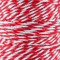 Шнур "Softino Raffia. Красный", толщина 2 мм, длина 100 м