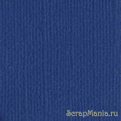Кардсток Bazzill Basics 30,5х30,5 см однотонный с текстурой холста, цвет синий