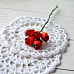 Букет роз с полуоткрытым бутоном "Красный", 0,8 см, 5 шт (Craft)