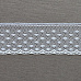 Кружево "Точки", цвет белый, ширина 2,8 см, длина 0,9 м