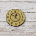 Акриловое украшение "Часы", 3 см (LeoMammy)