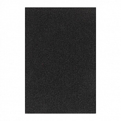 Лист фоамирана с глиттером А4 "Чёрный", 2 мм (АртУзор)