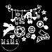 Набор украшений из чипборда "Малыш. Подвеска с зайкой" (MiMi Design)