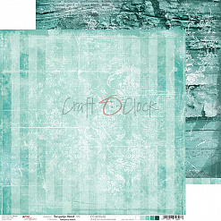 Бумага 30х30 см "Turquoise mood 05" (CraftO'clock)