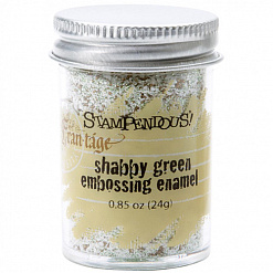 Пудра для эмбоссинга с глиттером "Shabby green" (Stampendous)