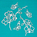 Набор украшений из чипборда "Орхидея" (CraftStory)