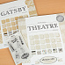 Набор бумаги с фольгированием 15х15 см "Theatre", 24 листа (Ultimate Crafts)