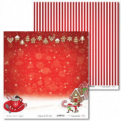 Бумага "Christmas with elves-03" (Laserowe LOVE)