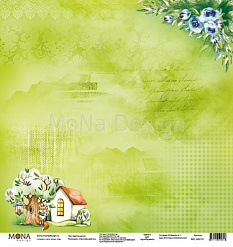 Бумага "Таинственный лес. Цветочный луг" (MonaDesign)