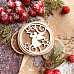 Чипборд "Рамка. Нежный ангел", 4,5х4,5 см (WoodHome)