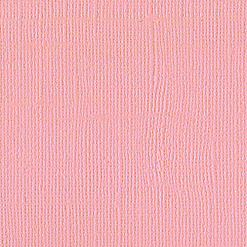 Кардсток Bazzill Basics 30,5х30,5 см однотонный с текстурой холста, цвет розовая петуния