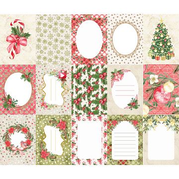 Набор карточек "Новогодняя рапсодия", 15 шт (ScrapMania)