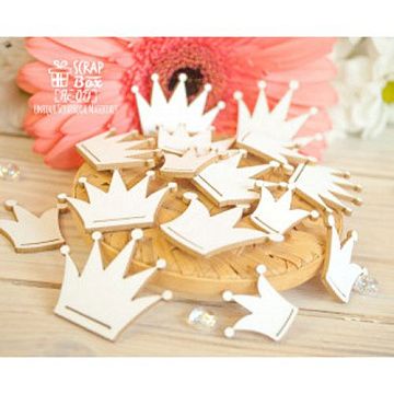Набор украшений из чипборда "Короны" (ScrapBox)