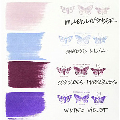 Штемпельная подушечка мини Distress Ink "Shaded Lilac" (Ranger)
