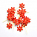 Набор маленьких цветов "Красные", 20 шт (Craft)