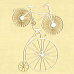 Набор украшений из чипборда "Велосипеды" (Salvadorica)