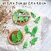 Нож "Листья щавеля", 2,4х4,6 см (ScrapMania)