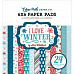 Набор бумаги 15х15 см "I Love Winter", 24 листа (Echo Park)