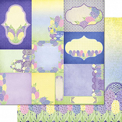 Набор бумаги 30х30 см "Spring Garden", 24 листа (Heartfelt Creations)