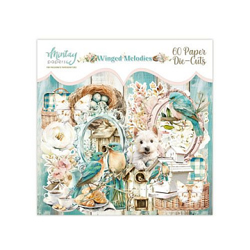 Набор вырубок "Winged Melodies", 60 шт (Mintay)