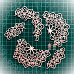 Чипборд "Фоновый. Салфетка", 8,8х5,2 см (Scrapiki)