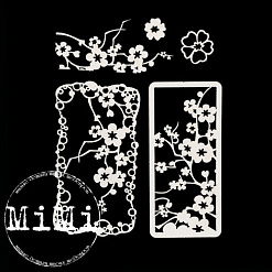 Набор украшений из чипборда "Сакура. Ханами (любование цветами)" (MiMi Design)