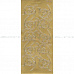 Контурные наклейки "HD орнаменты", лист 10x24,5 см, цвет золото (JEJE)