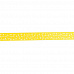 Лента репсовая "Мелкие цветы. Желтая", ширина 12 мм, длина 90 см (Magic Hobby)