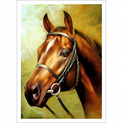 Тканевая карточка "В мире животных. Лошадь" (ScrapMania)